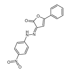 3-[(4-Nitro-phenyl)-hydrazono]-5-phenyl-3H-furan-2-one结构式