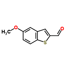 2-醛基-5-甲氧基苯并噻吩结构式
