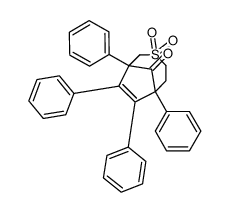 4,4-dioxo-1,6,7,8-tetraphenyl-4λ6-thiabicyclo[4.2.1]non-7-en-9-one Structure