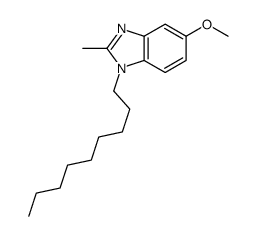 5-methoxy-2-methyl-1-nonylbenzimidazole Structure