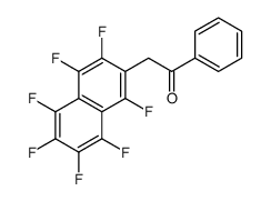 2-(1,3,4,5,6,7,8-heptafluoronaphthalen-2-yl)-1-phenylethanone结构式