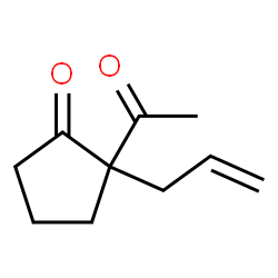 Cyclopentanone, 2-acetyl-2-(2-propenyl)- (9CI)结构式