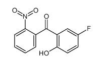 (5-fluoro-2-hydroxyphenyl)-(2-nitrophenyl)methanone结构式