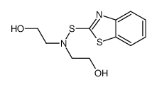 2-[1,3-benzothiazol-2-ylsulfanyl(2-hydroxyethyl)amino]ethanol Structure