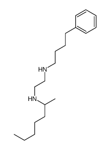 N'-heptan-2-yl-N-(4-phenylbutyl)ethane-1,2-diamine结构式