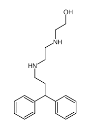 2-[2-(3,3-diphenylpropylamino)ethylamino]ethanol结构式