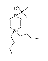 4,4-Dibutyl-1-tert-butyl-4H-[1,4]phosphastannine 1-oxide Structure