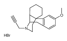 Morphinan,3-methoxy-17-(2-propynyl)-,hydrobromide,(-) Structure