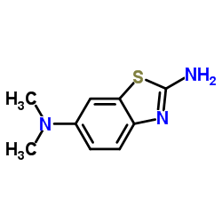 2,6-Benzothiazolediamine, N6,N6-dimethyl- structure