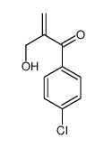 1-(4-chlorophenyl)-2-(hydroxymethyl)prop-2-en-1-one结构式