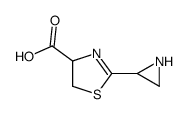 2-(aziridin-2-yl)-4,5-dihydro-1,3-thiazole-4-carboxylic acid结构式