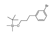 3-(3-bromophenyl)propoxy-tert-butyl-dimethylsilane Structure