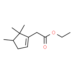 1-Cyclopentene-1-aceticacid,4,5,5-trimethyl-,ethylester(9CI) structure