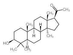 1-[(3S,5S,8R,9S,10S,13R,14S,17S)-3-hydroxy-4,4,10,13,14-pentamethyl-2,3,5,6,7,8,9,11,12,15,16,17-dodecahydro-1H-cyclopenta[a]phenanthren-17-yl]ethanone structure