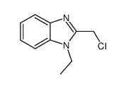 1H-Benzimidazole,2-(chloromethyl)-1-ethyl-(9CI) Structure