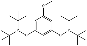 Phosphinous acid, bis(1,1-dimethylethyl)-, 5-methoxy-1,3-phenylene ester结构式