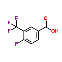 4-Fluoro-3-(trifluoromethyl)benzoic acid structure