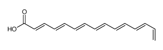 (2E,4E,6E,8E,10E,12E)-pentadeca-2,4,6,8,10,12,14-heptaenoic acid Structure