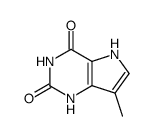1H-Pyrrolo[3,2-d]pyrimidine-2,4(3H,5H)-dione,7-methyl-(9CI) Structure