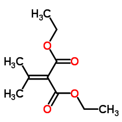 Diethyl isopropylidenemalonate structure