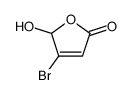 4-Bromo-5-hydroxyfuran-2(5H)-one Structure