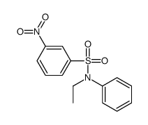 N-ethyl-3-nitro-N-phenylbenzenesulfonamide结构式