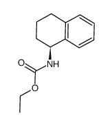 (S)-(1,2,3,4-tetrahydro-naphthalen-1-yl)-carbamic acid ethyl ester Structure