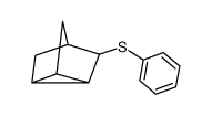 3-phenylthiotricyclo[2.2.1.02,6]heptane结构式