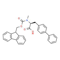 Fmoc-N-Me-L-Bip(4,4)-OH Structure