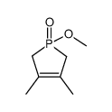 2,5-dihydro-1-methoxy-3,4-dimethyl-1H-phosphole 1-oxide Structure