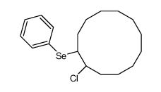 1-chloro-2-phenylselanylcyclododecane Structure