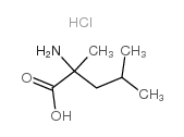 DL-alpha-Methylleucine hydrochloride结构式