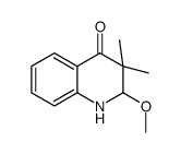 2-methoxy-3,3-dimethyl-1,2-dihydroquinolin-4-one结构式