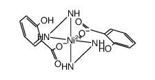 nickel(II) bis(o-hydroxybenzoate) dihydrazinate结构式