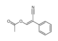 α-cyano-β-styrenyl acetate Structure