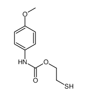 p-Methoxycarbanilic acid 2-mercaptoethyl ester Structure