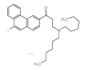 1-(9-chlorophenanthren-3-yl)-3-(dihexylamino)propan-1-one structure