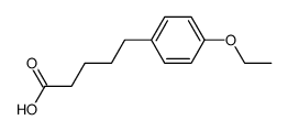 5-(4-ethoxy-phenyl)-valeric acid结构式