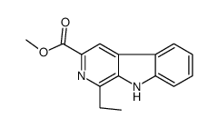 methyl 1-ethyl-9H-pyrido[3,4-b]indole-3-carboxylate Structure