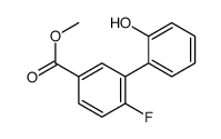 methyl 4-fluoro-3-(2-hydroxyphenyl)benzoate Structure