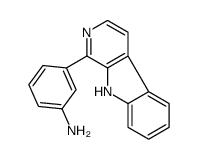 3-(9H-pyrido[3,4-b]indol-1-yl)aniline Structure