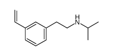 N-isopropyl-m-vinylphenethylamine Structure