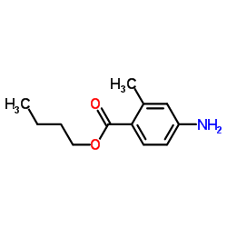 Benzoic acid, 4-amino-2-methyl-, butyl ester (9CI)结构式
