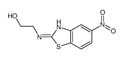 2-[(5-nitro-1,3-benzothiazol-2-yl)amino]ethanol Structure