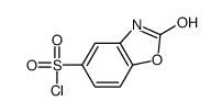 5-Benzoxazolesulfonylchloride,2,3-dihydro-2-oxo-(9CI) structure