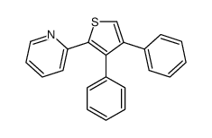 2-(3,4-diphenylthiophen-2-yl)pyridine结构式