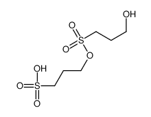 3-(3-hydroxypropylsulfonyloxy)propane-1-sulfonic acid结构式