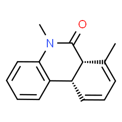 6(5H)-Phenanthridinone,6a,10a-dihydro-5,7-dimethyl-,(6aR,10aR)-rel-(9CI) structure