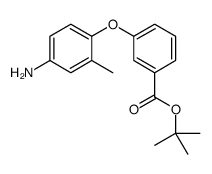 tert-butyl 3-(4-amino-2-methylphenoxy)benzoate结构式