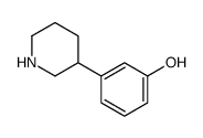 3-piperidin-3-ylphenol结构式